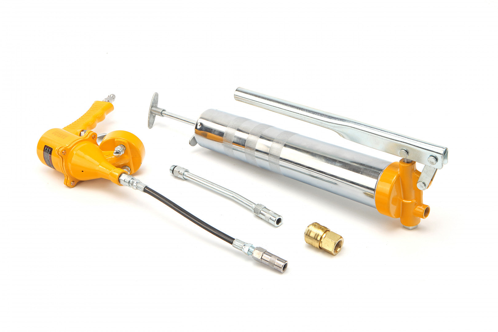 Pistol de gresat actionare manual si pneumatica 5 piese HBM MACHINES OLANDA