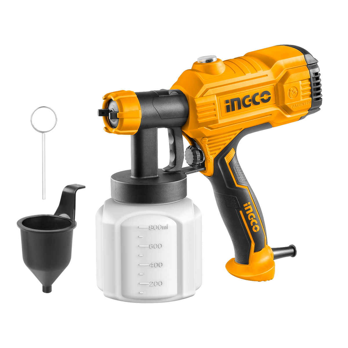 Pistol electric de vopsit cu rezervor 800ml 450W INGCO