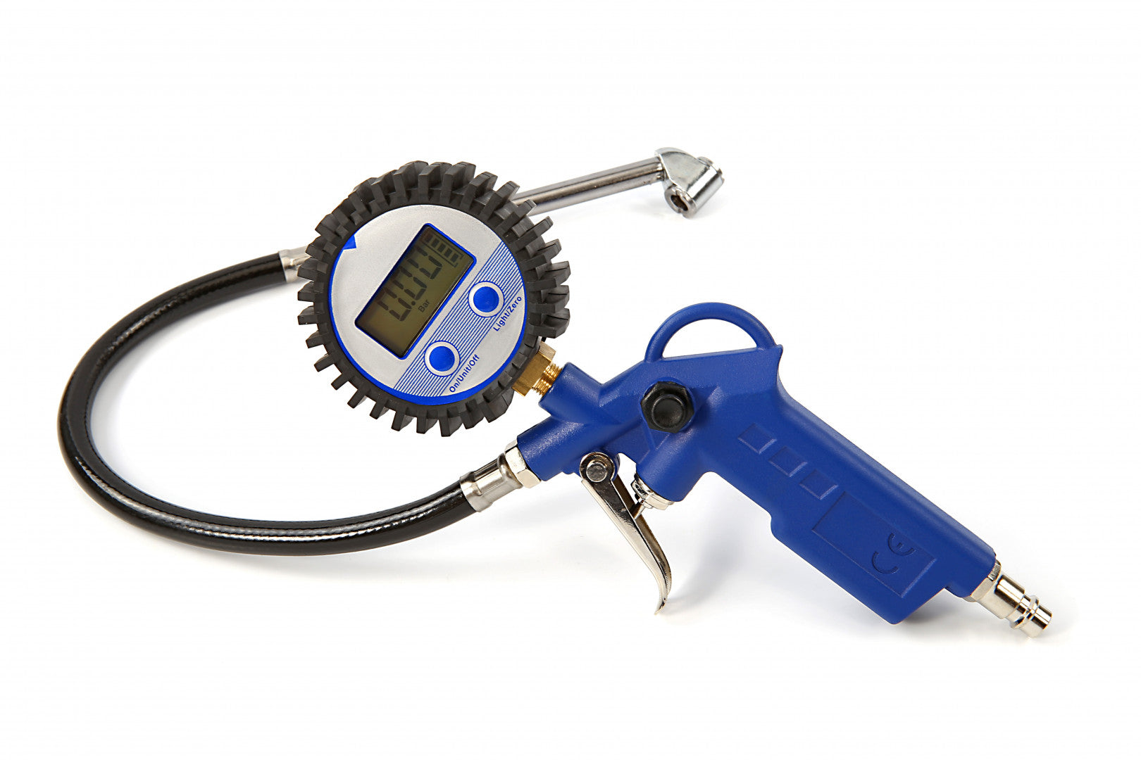Pistol umflat roti cu manometru digital HBM