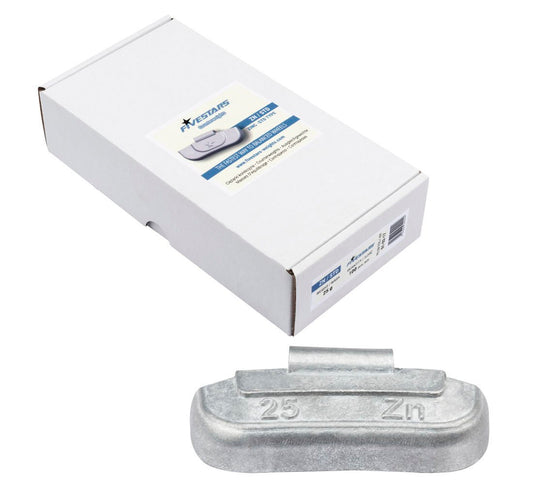 CUTIE CONTRAGREUTATI PT JANTE TABLA 25 GRAME - 100 BUC