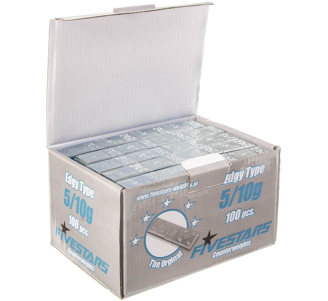 PACHET CONTRA-GREUTATI AUTOADEZIVE 5/10 GRAME  FIVESTARS - 400 FASII -   8 BUC/ FASIE