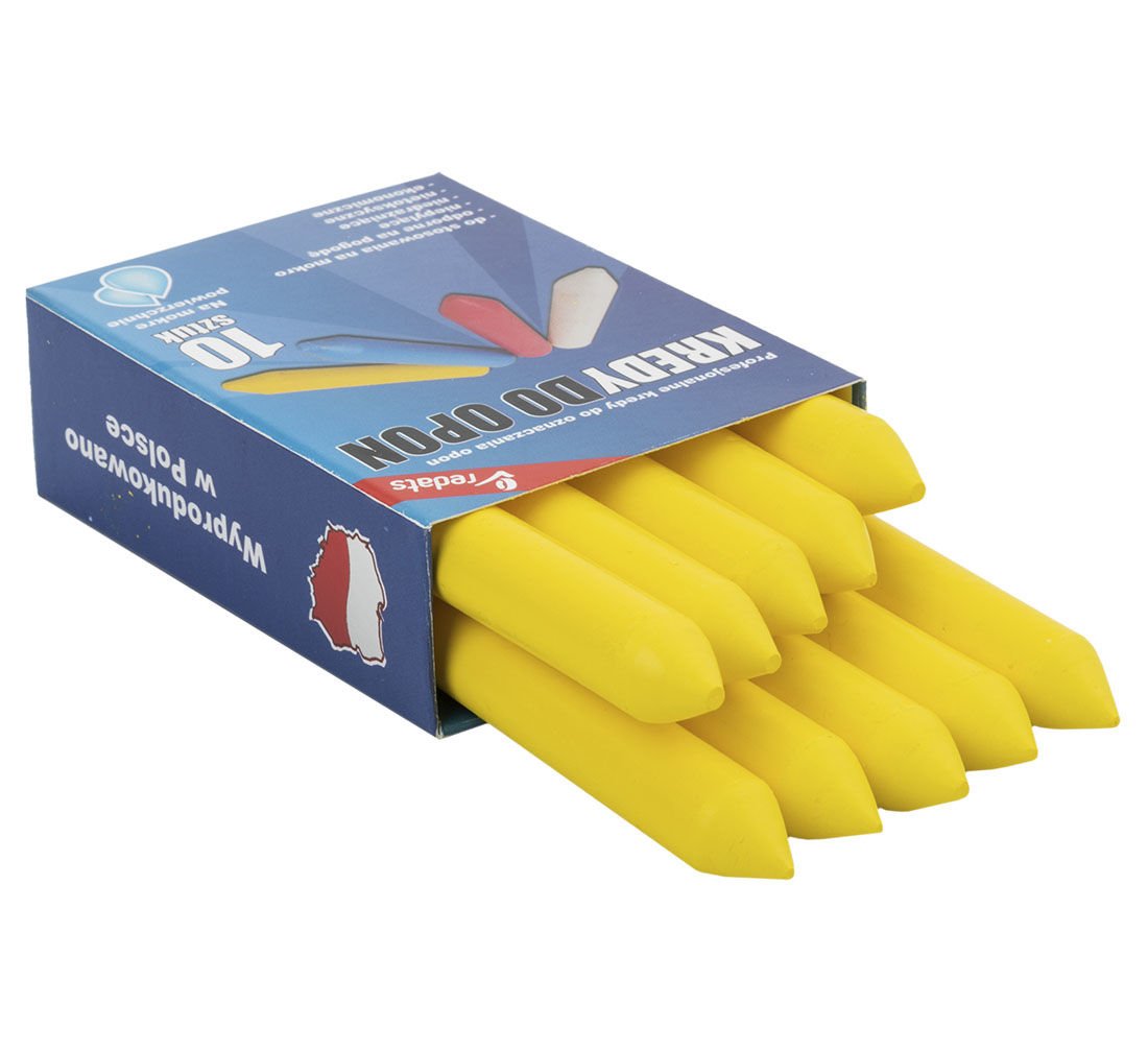 SET CRETA GALBENA MARCAT ANVELOPE PREMIUM 10 PIESE