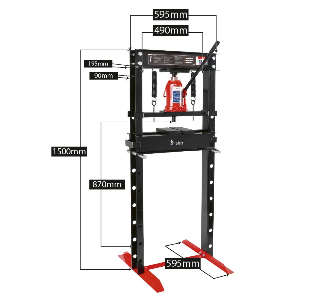 PRESA HIDRAULICA TIP STAND 20T CRIC BUTELIE