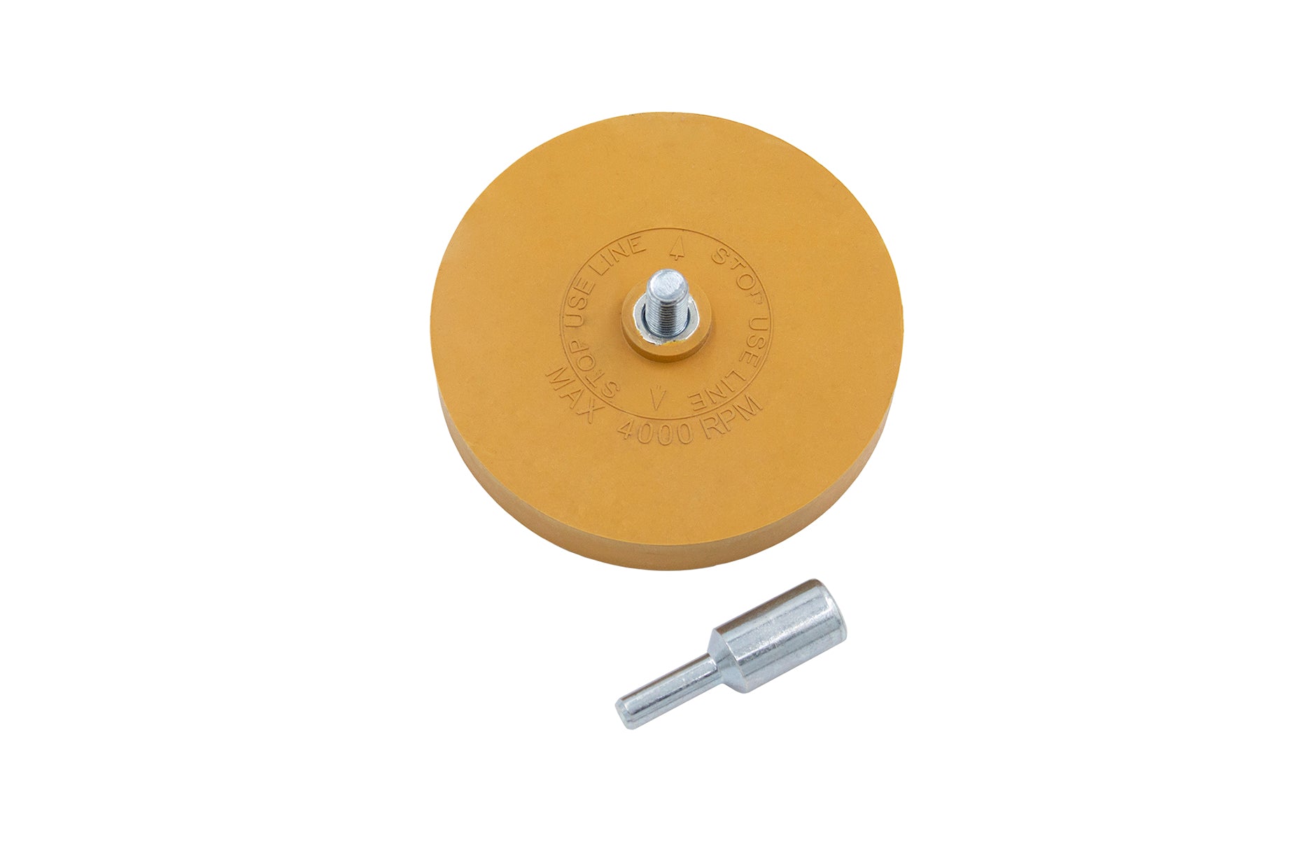 Radiera inlaturat lipici cu adaptor KROFTOOLS, disc din cauciuc pentru curatat adeziv