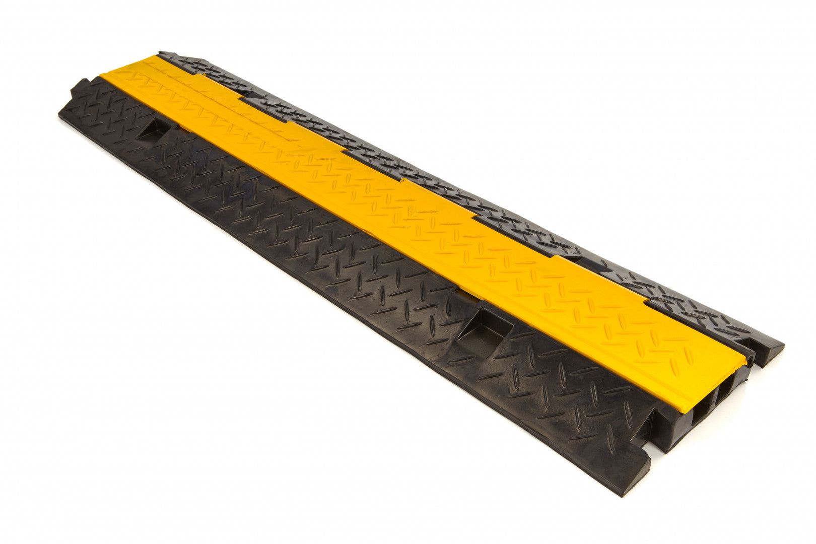 Rampa limitator de viteza cu canal pentru cabluri, 100 cm, HBM MACHINES premium, OLANDA - protectie cabluri electrice