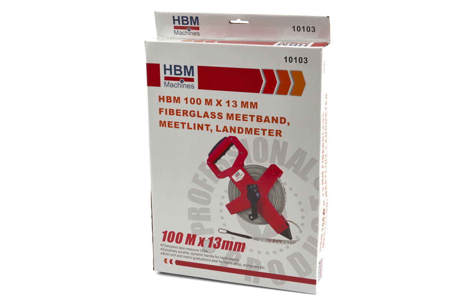 Ruleta banda de masurat din fibra de sticla 100m HBM