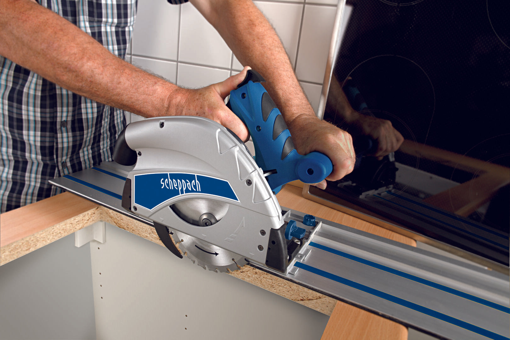 FIERASTRAU CIRCULAR CU SISTEM GHIDAJ SINA 160MM PL55 SCHEPPACH