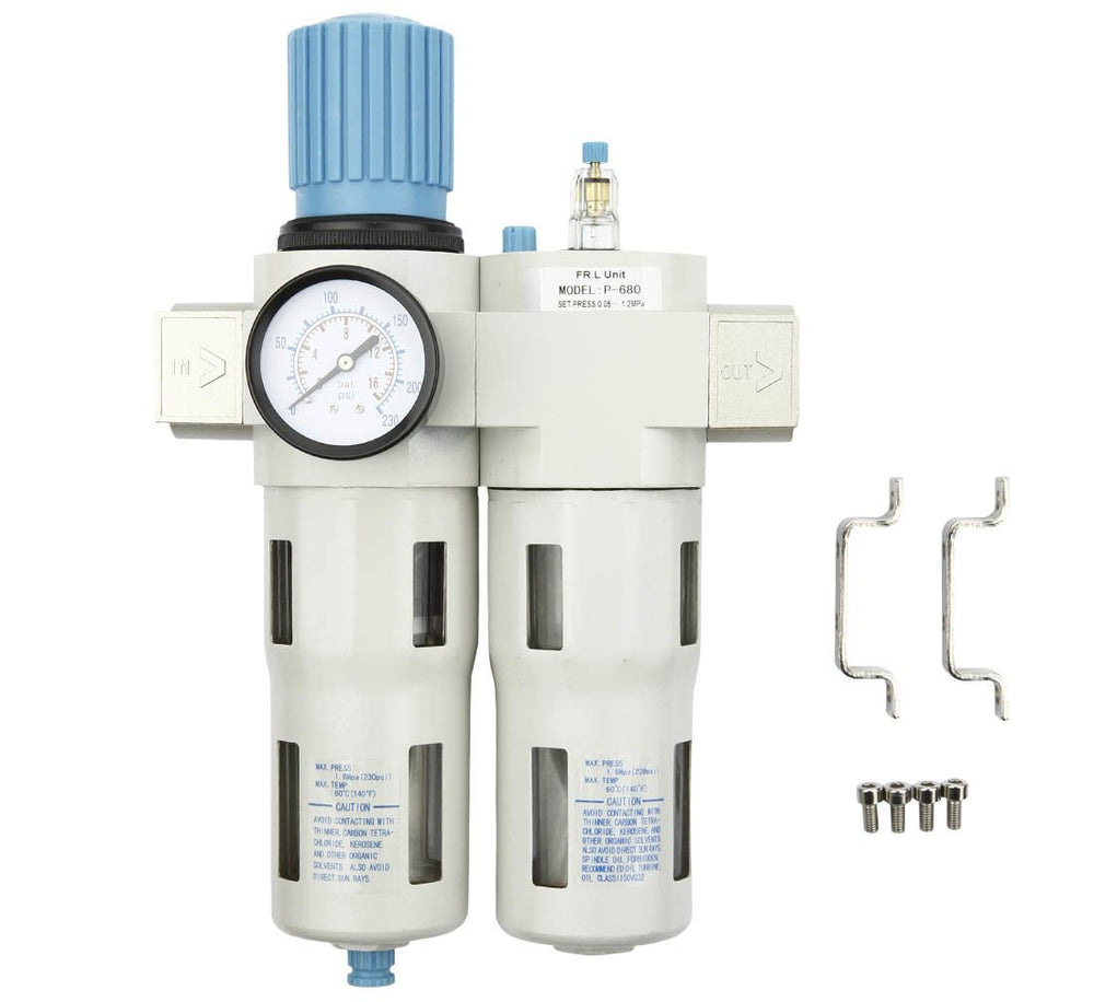 Separator apa si lubrifiere cu regulator de presiune 3/4’ p-680 pro maxi