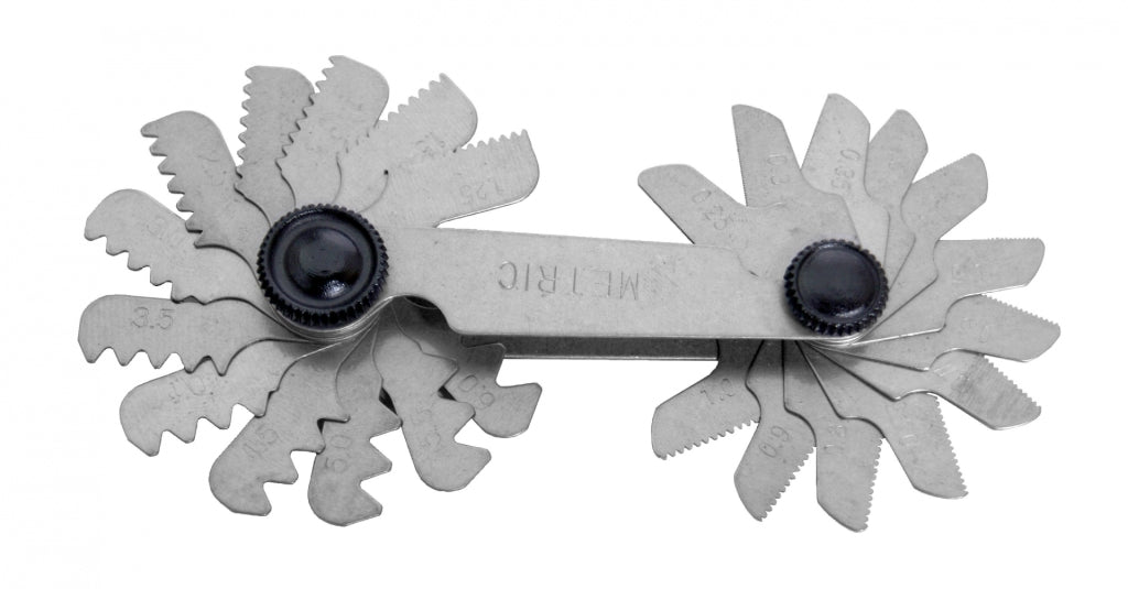 Set 24 de lere pentru masurat filete metrice 0.25 - 6.00 mm