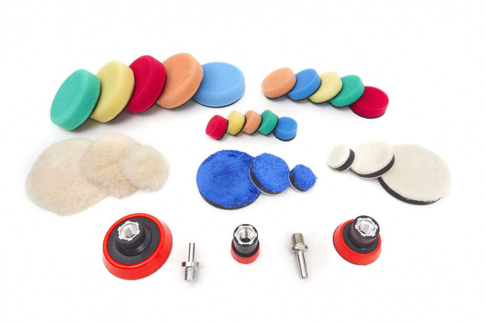 Set 29 buc bureti rezerve pentru lustruit si polisat 25-50-75 mm HBM MACHINES OLANDA