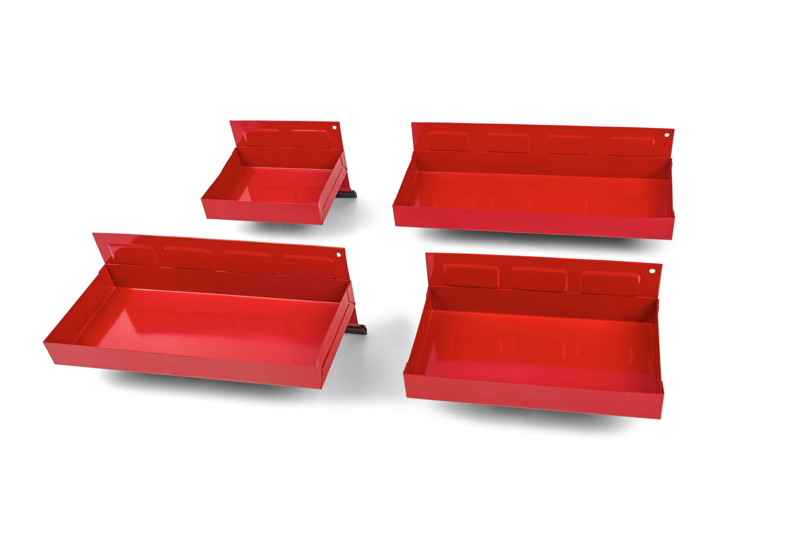 Set 4 polite magnetice pentru dulap scule rosu