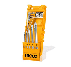 Set 5 burghie pentru sticla si placa ceramica INGCO