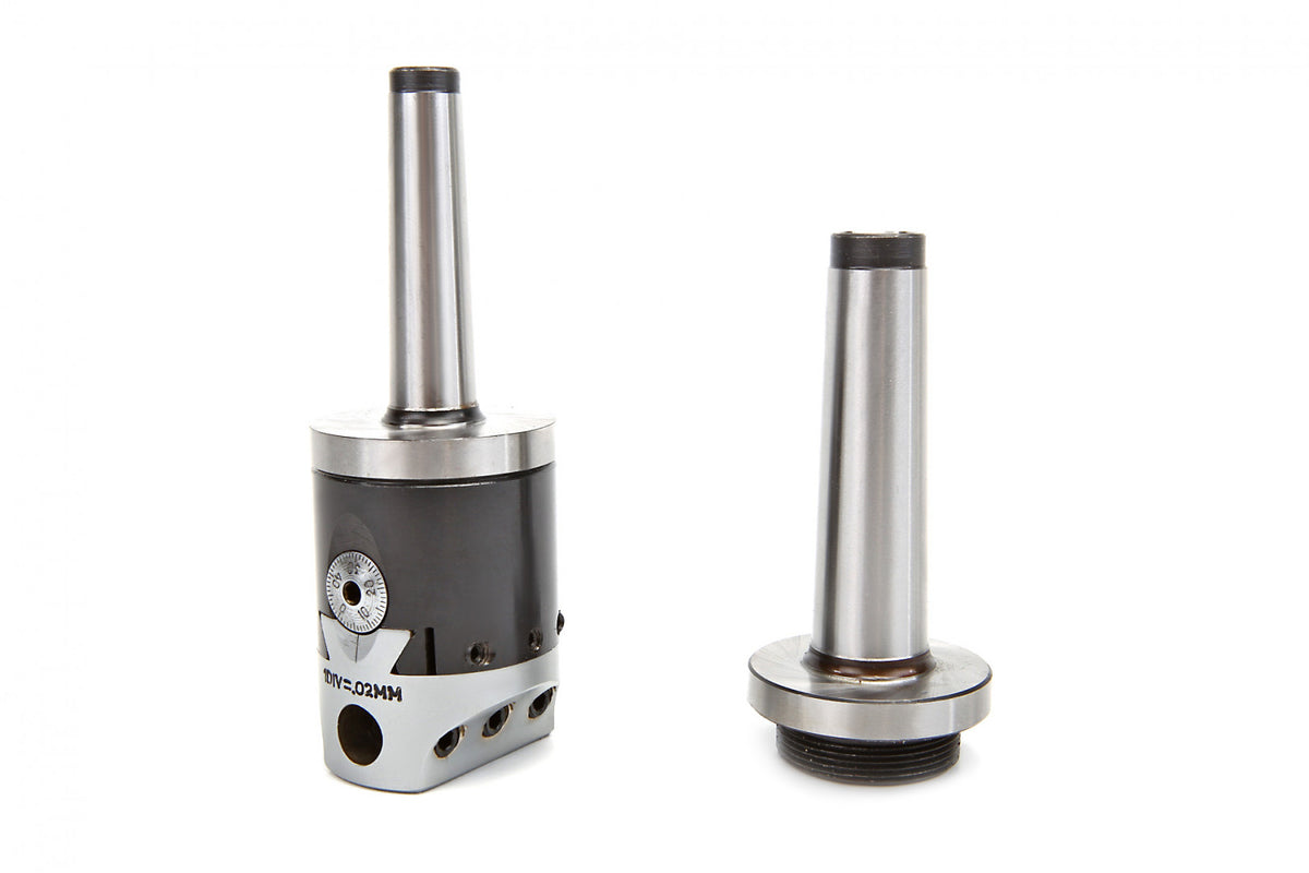 Set 5 dalti cu ﻿cap de alezare 50mm cu coada de MC2 MC3 pentru strung HBM