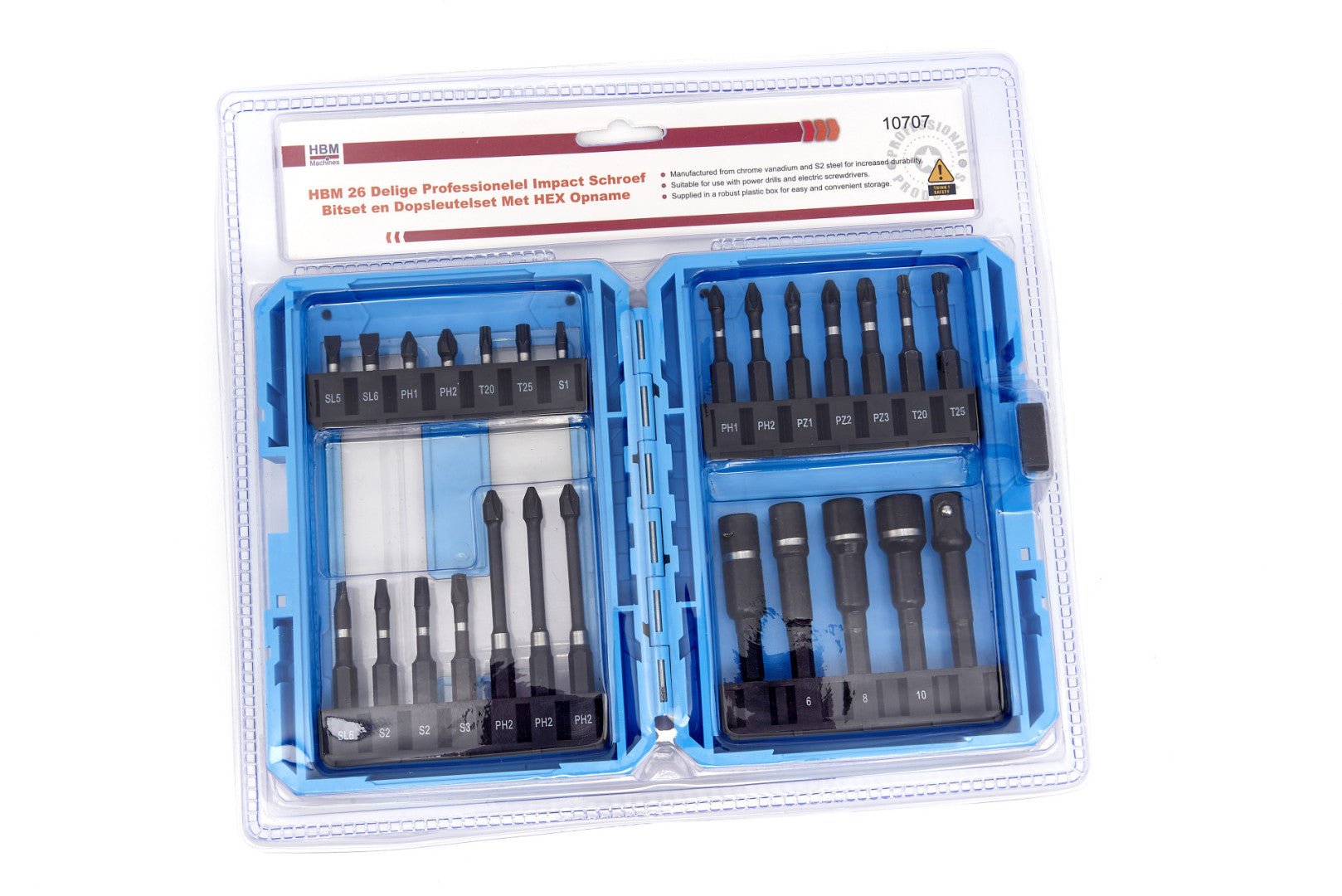 Set biti capete de surubelnita HBM 26 piese