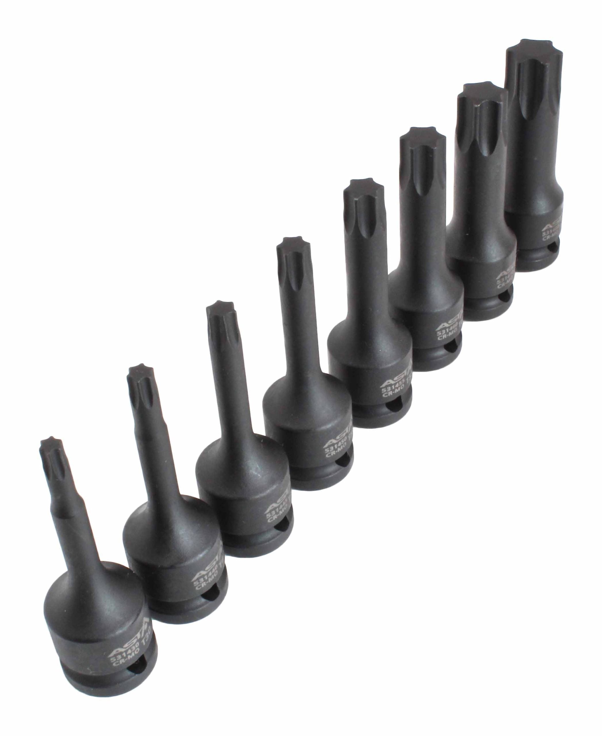 Set biti TORX 1/2 de impact t30-t80 8 buc