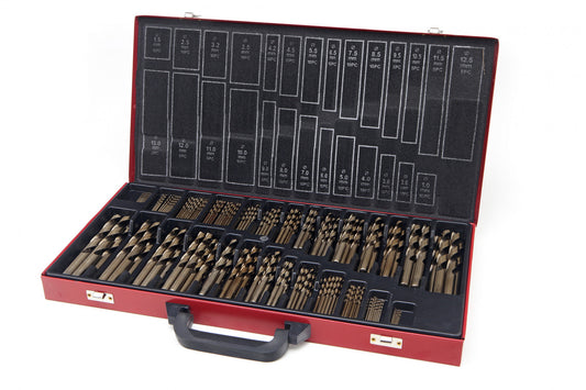 Set burghie profesionale HSS-5% cobalt 230 piese