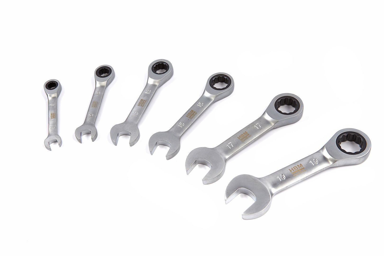 Set chei combinate cu clichet extra scurte 8-19mm 6 piese