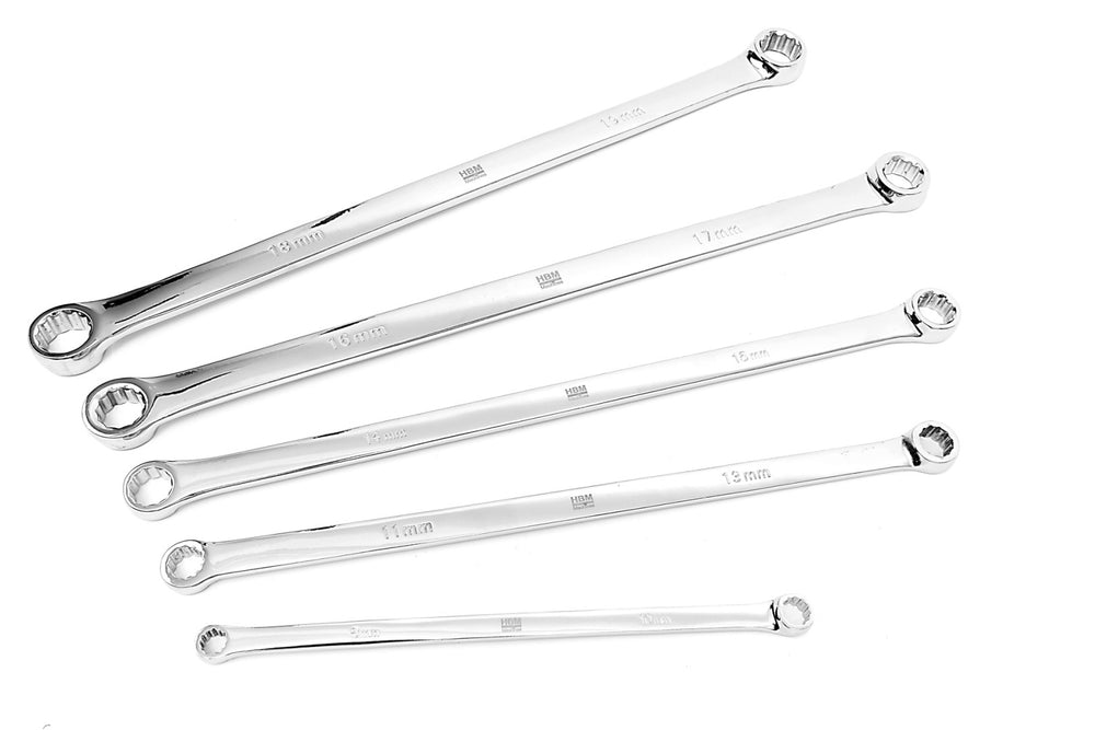 Set chei inelare profesionale extra lungi HBM 5 piese 8- 19mm
