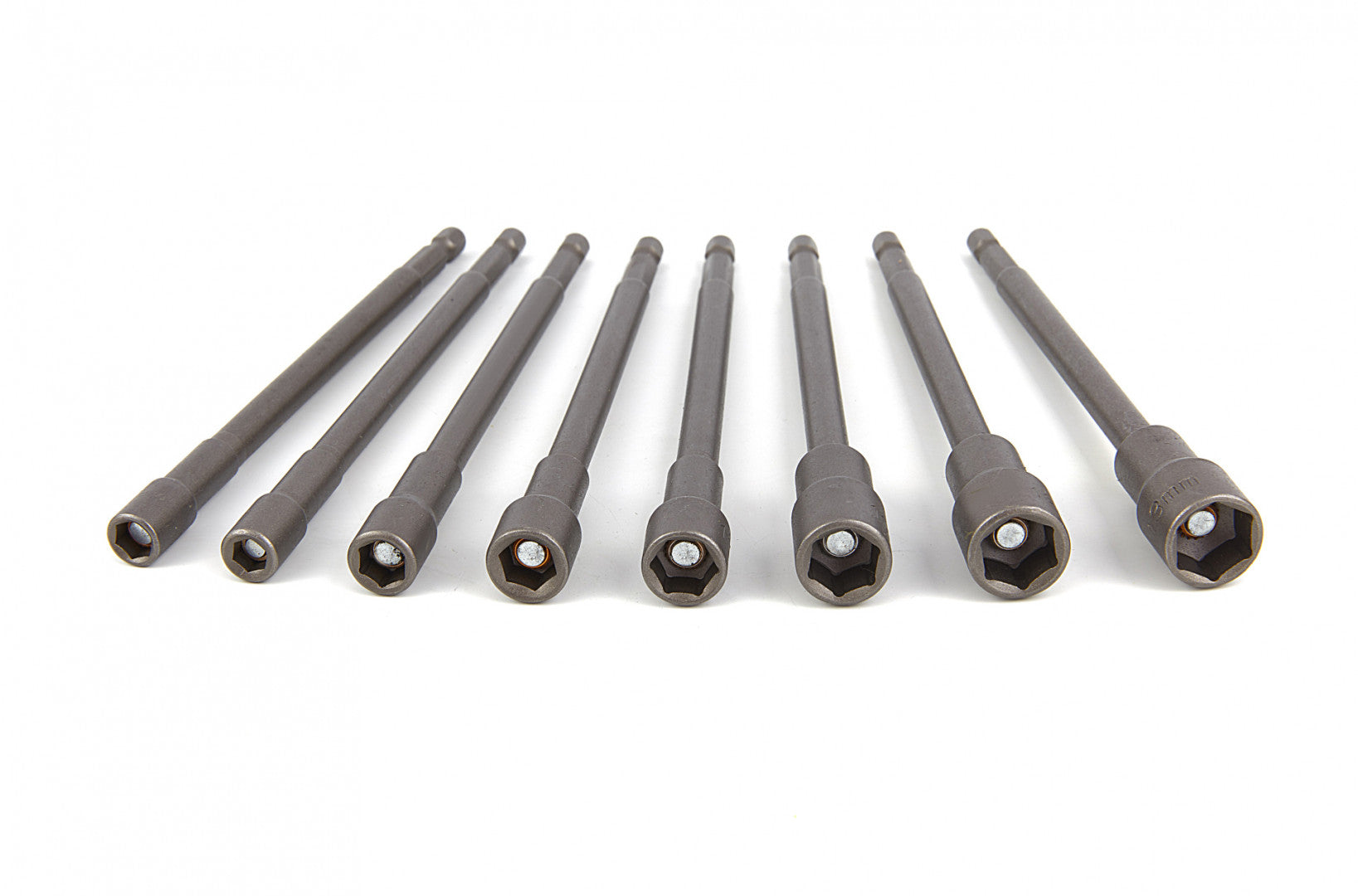 Set chei tubulare extra lung 150mm 8 piese cu prindere mandrina bormasina