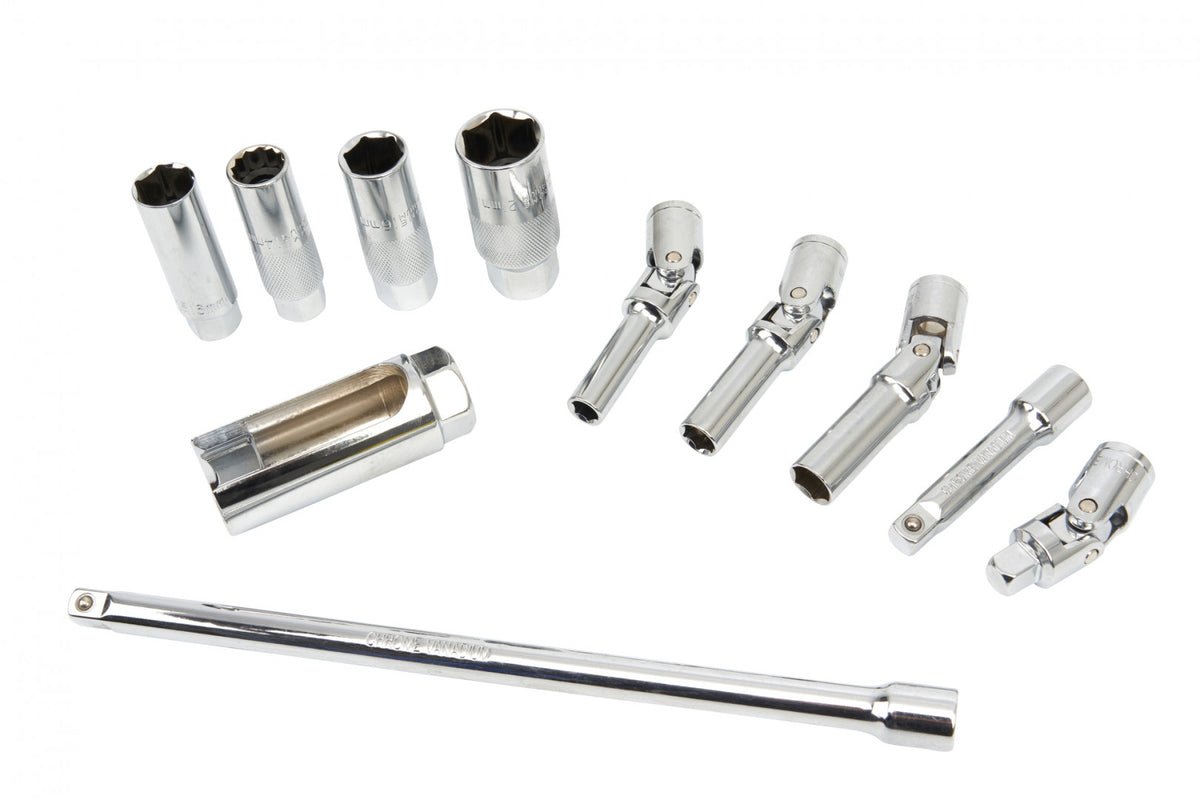 Set chei tubulare pentru bujii 3/8 11 piese HBM MACHINES OLANDA