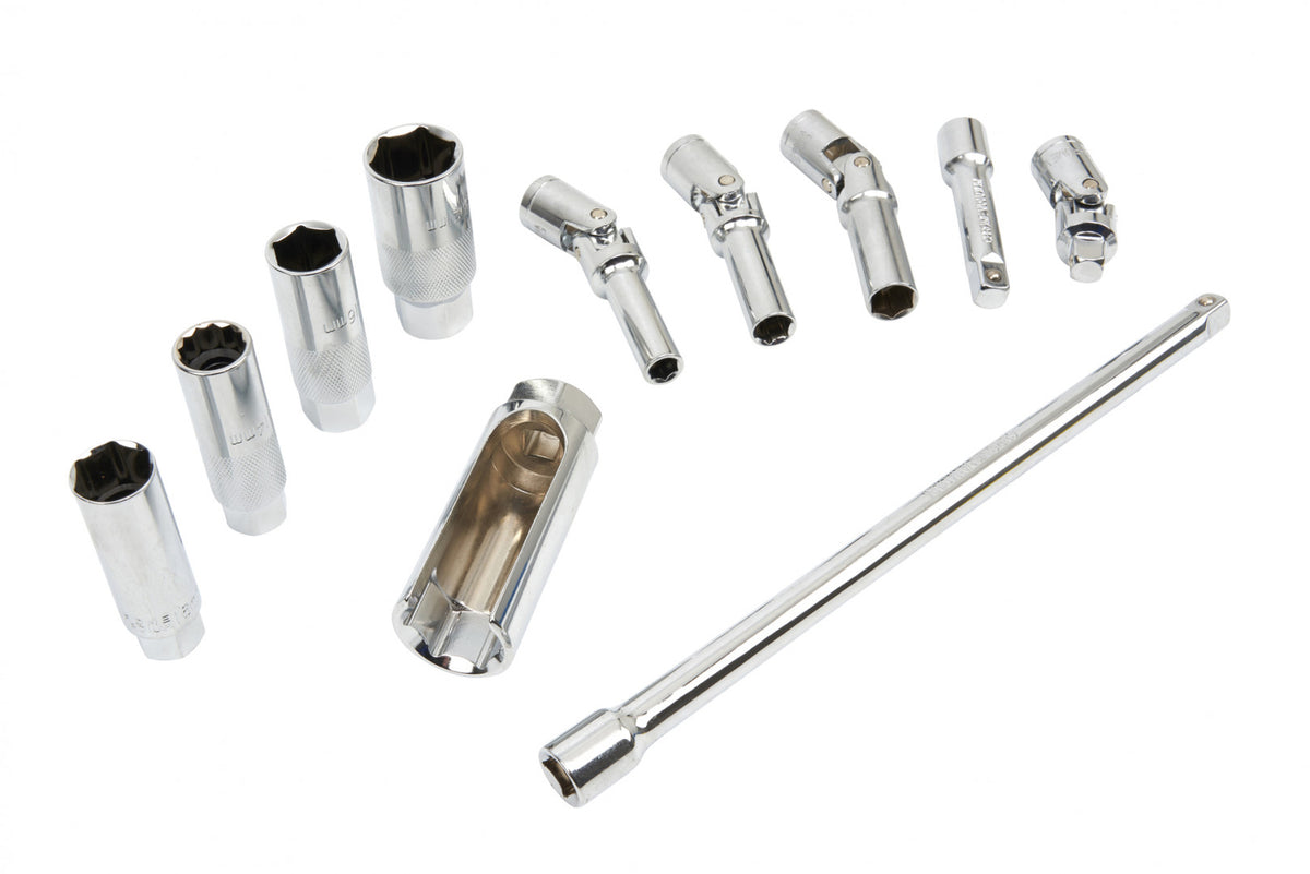 Set chei tubulare pentru bujii 3/8 11 piese HBM MACHINES OLANDA