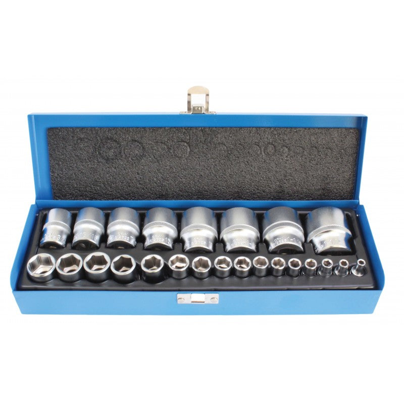 Set chei tubulare scurte 1/4 1/2 24 piese