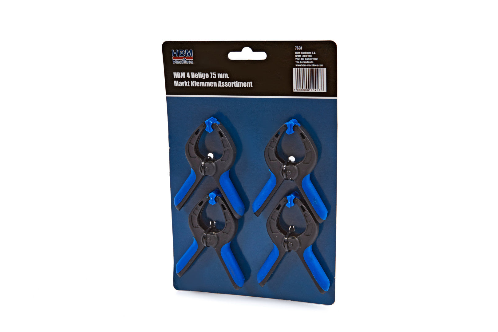 Set cleme fixare menghine cu arc 80 mm 4 piese