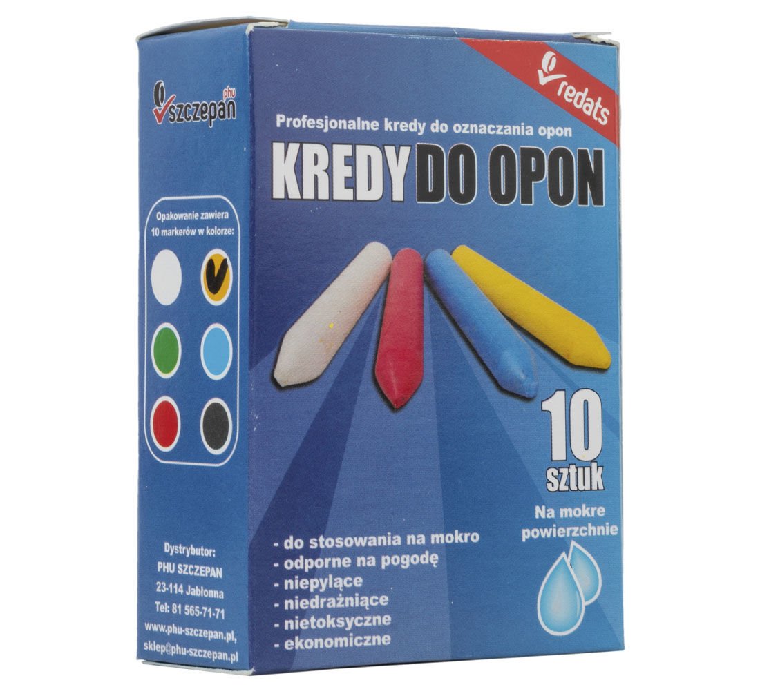 Set creta galbena marcat anvelope premium 10 piese