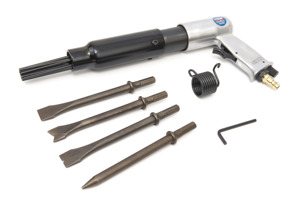 Set dalta curatator cu ace pneumatica 2 in 1 HBM