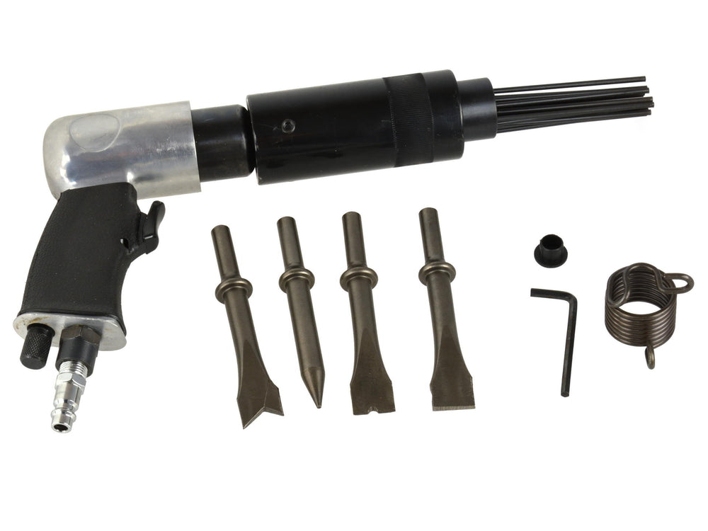 Set dalta curatator cu ace pneumatica 2 in 1