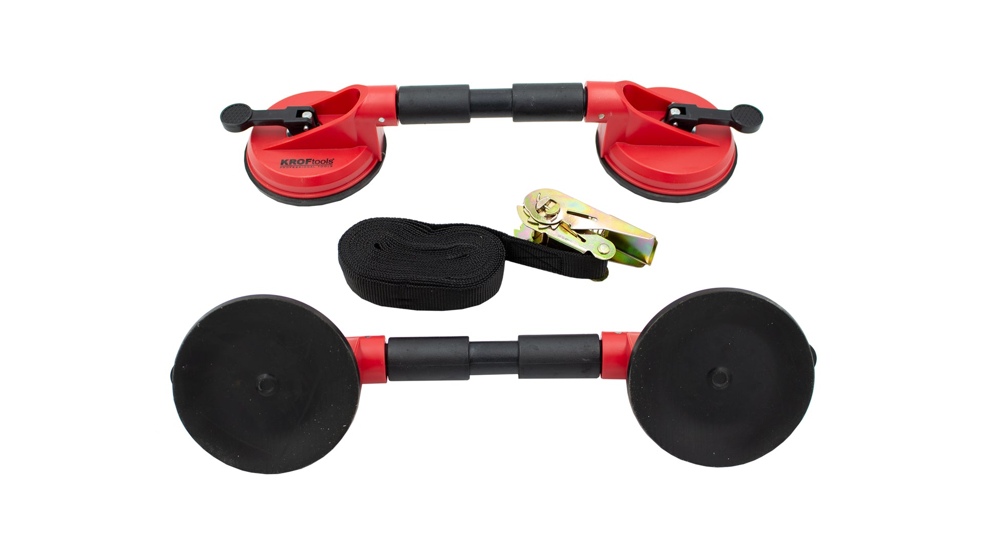 Set de ventuza demontat parbriz + chinga ancorare KROFTOOLS