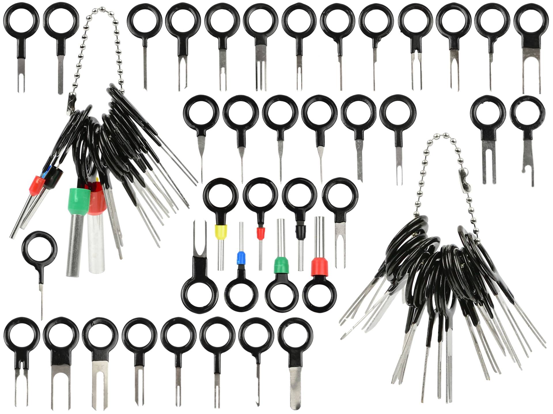 Set demontat terminale pini din prize si cuple electrice 38 piese