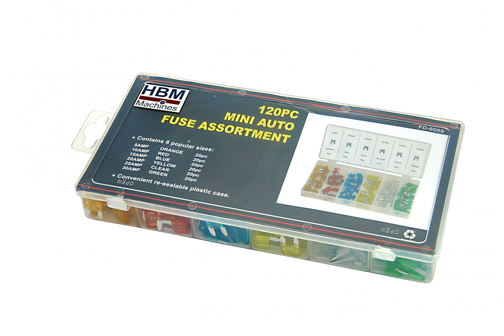 Set mini sigurante auto 5-30 amp 120 buc