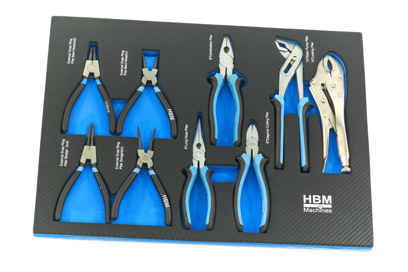 Set module pentru dulap scule 4 buc 154 piese albastru