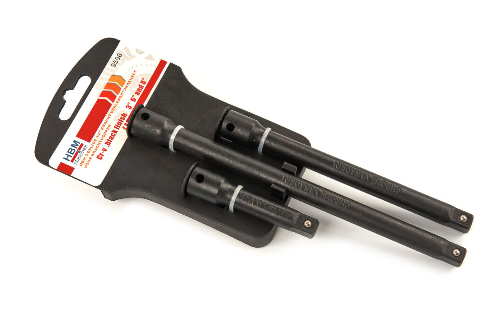 Set prelungitoare de impact 3/8" 3 piese