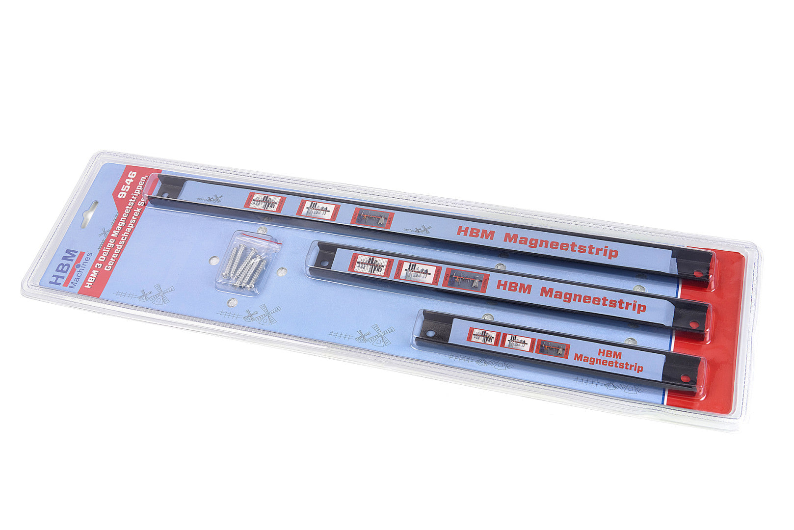 Set suport bara magnetica 3 piese HBM