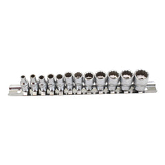 Set tubulare bihexagonale 1/4 12 piese