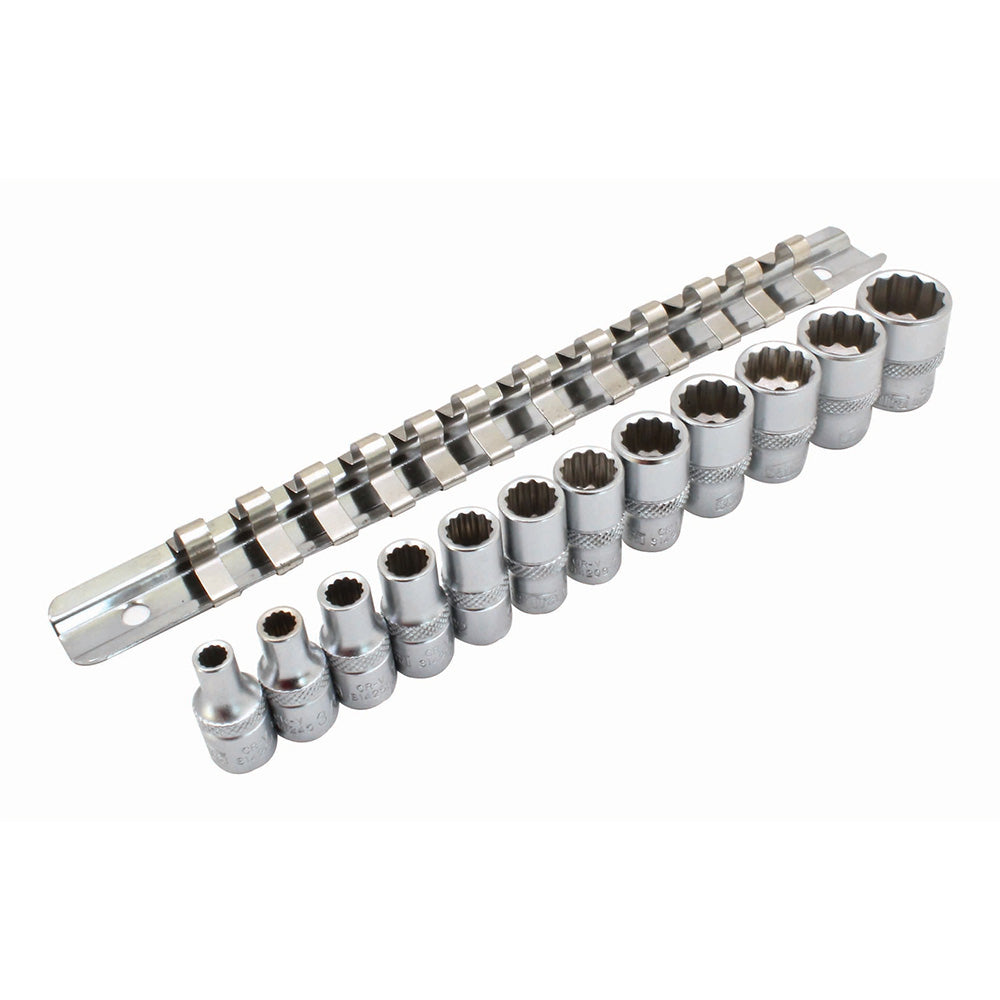 Set tubulare bihexagonale 1/4 12 piese