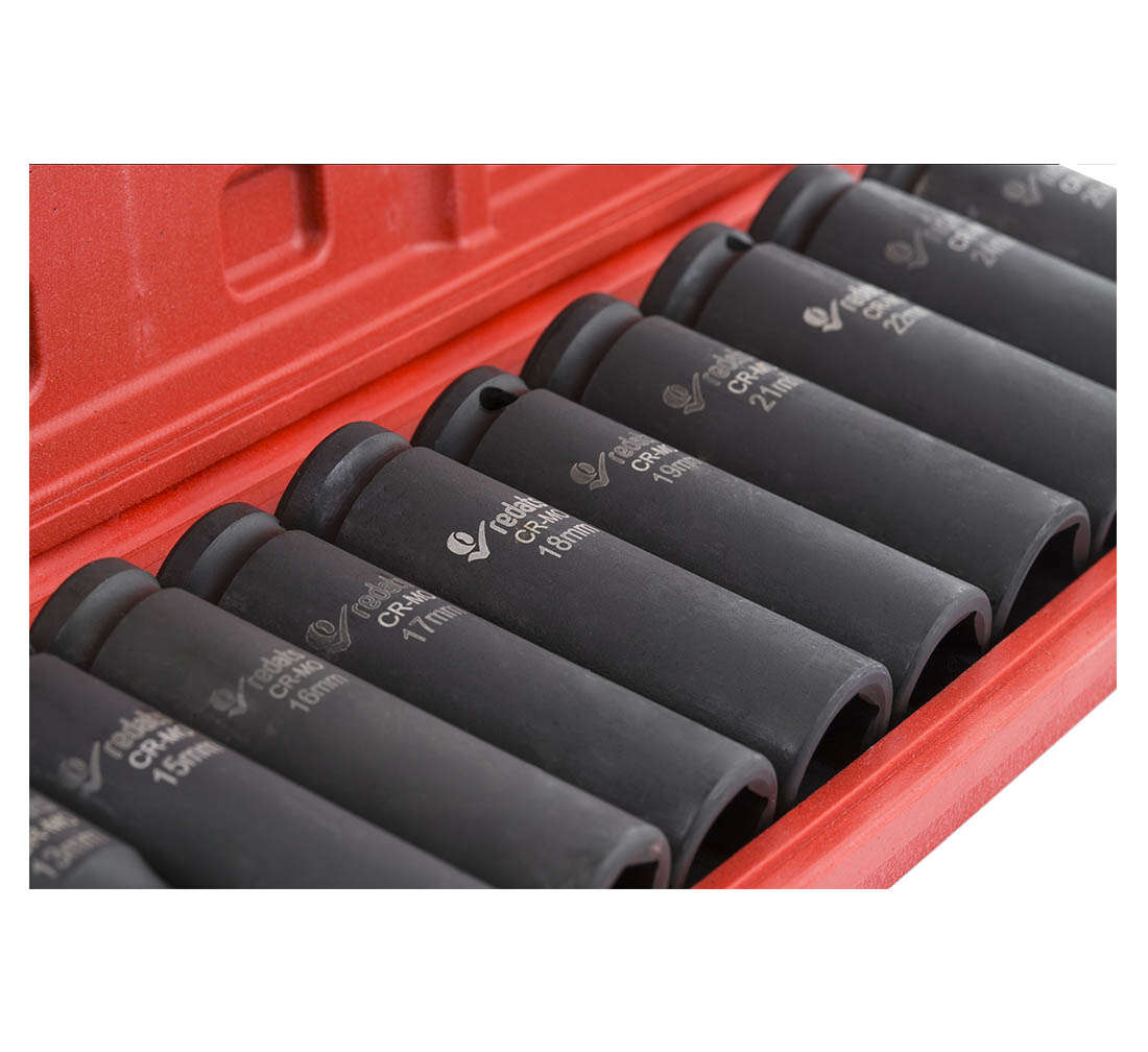 Set tubulare de impact ½ 13 - 26 mm 10 piese