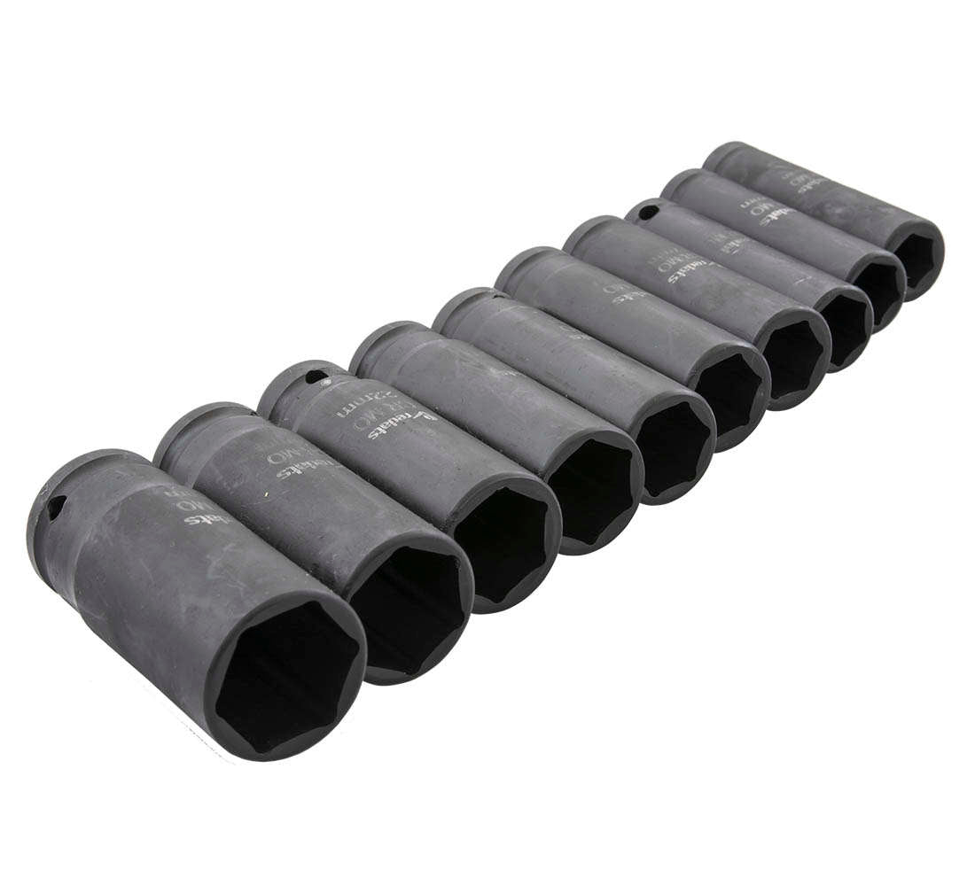 Set tubulare de impact ½ 13 - 26 mm 10 piese