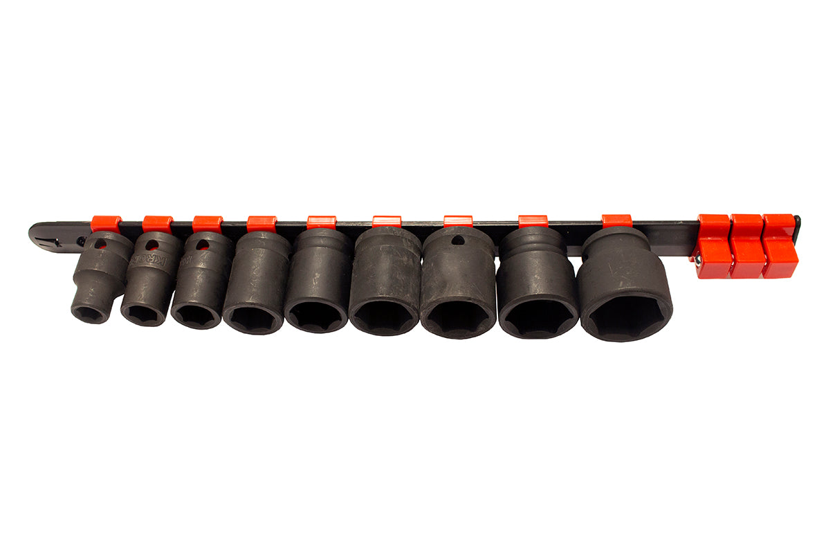 Set tubulare de impact hexagonale 1/2 10-27mm 9 piese ﻿KROFTOOLS