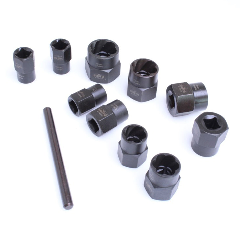 Set tubulare pentru suruburi uzate 9-19mm 11 piese