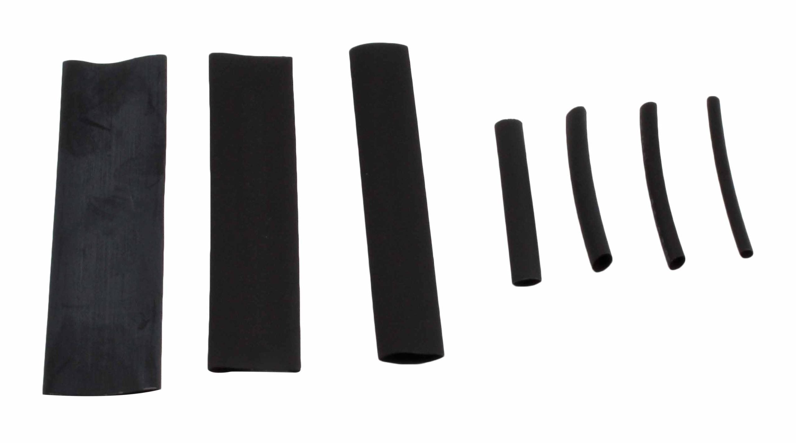 Set tuburi termocontractabile negre TC527 127 piese