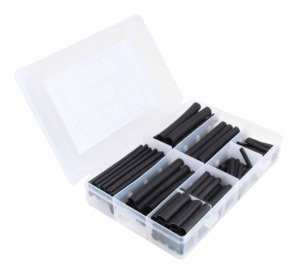 Set tuburi termocontractabile negre TC528 127 piese