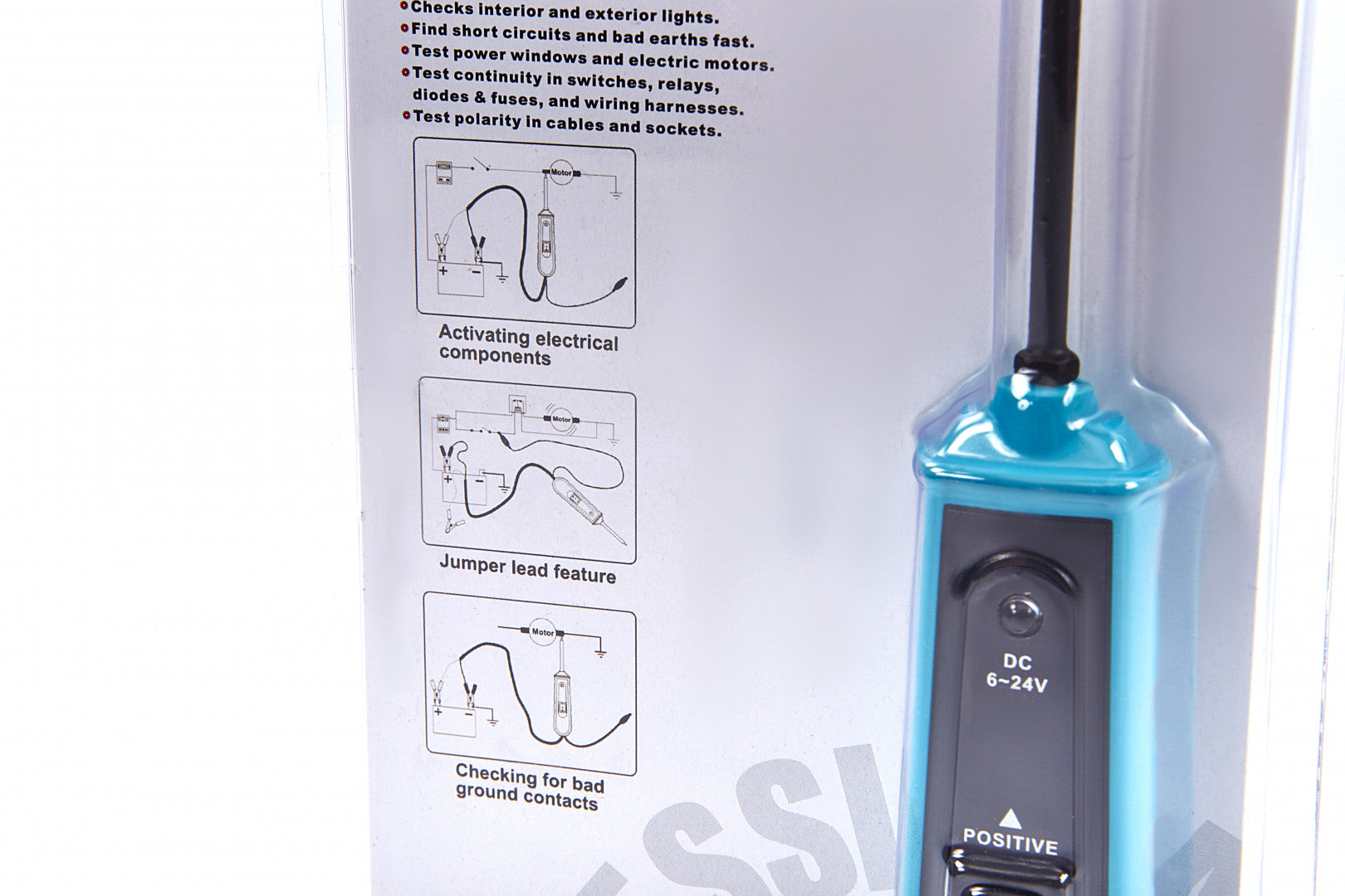 Tester tensiune auto multifunctional