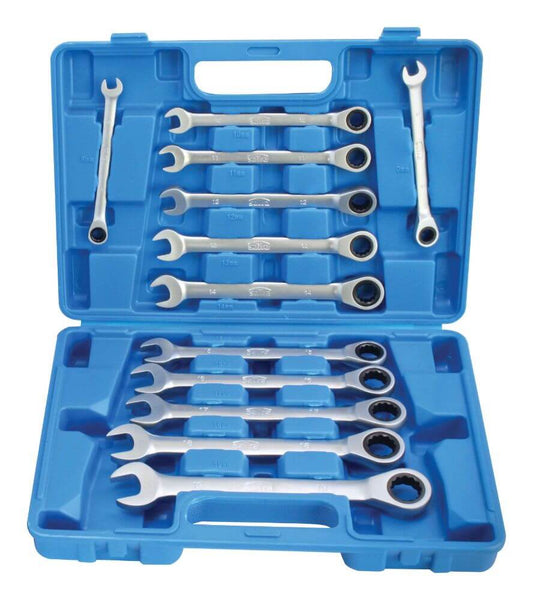 Trusa chei combinate cu clichet 8-19mm 12piese SATRA