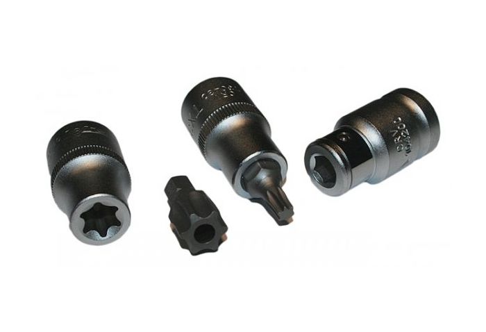 TRUSA CHEI TUBULARE BITI PROFIL E TORX 1/2 23 PIESE