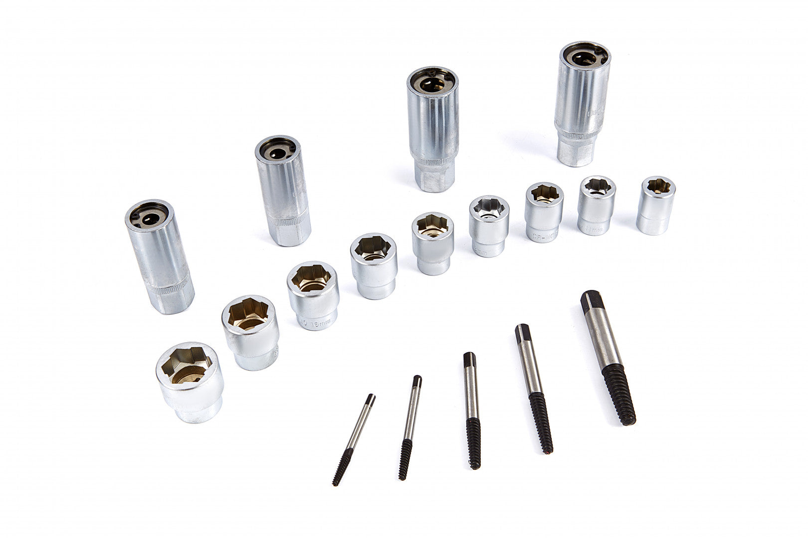 Trusa extractor prezoane suruburi uzate 17 piese HBM