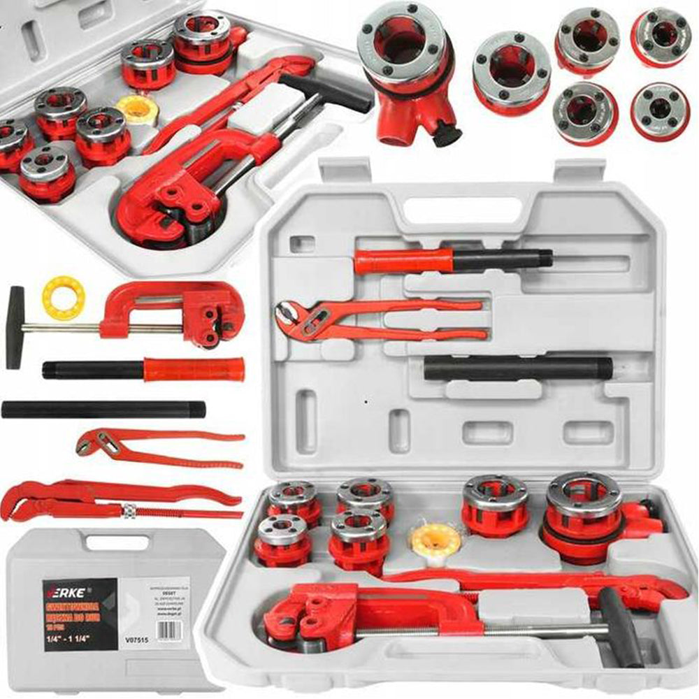 Trusa filiere pentru tevi 1/4" 1-1/4"