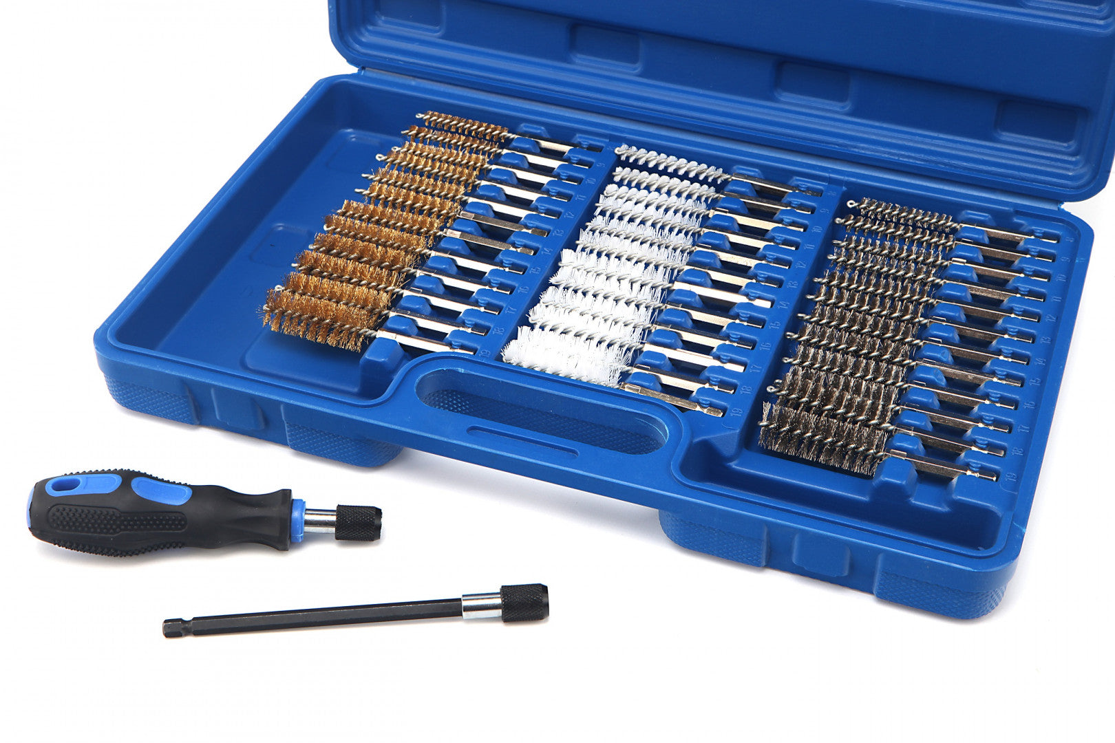 Trusa perii curatare canale injectoare 36 piese pentru autofiletanta